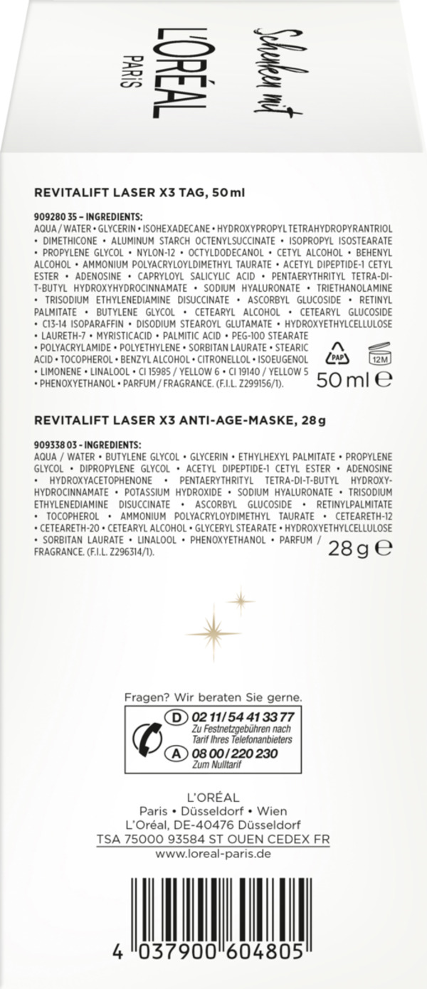 Bild 2 von L’Oréal Paris Revitalift Laser X3 Anti-Age Geschenkset