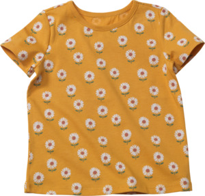 ALANA Kinder Shirt, Gr. 104, aus Bio-Baumwolle, gelb