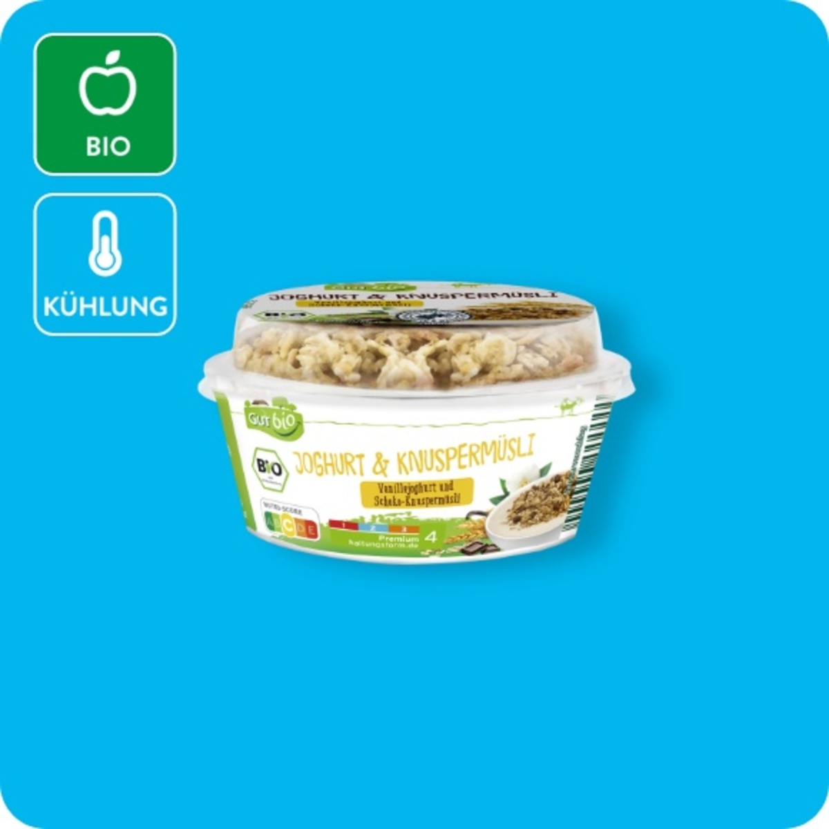 Bio-Joghurt- und -Knuspermüsli von ALDI SÜD ansehen!