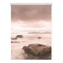 Bild 1 von Lichtblick Rollo Klemmfix, ohne Bohren, blickdicht, Stone - Grau Rot