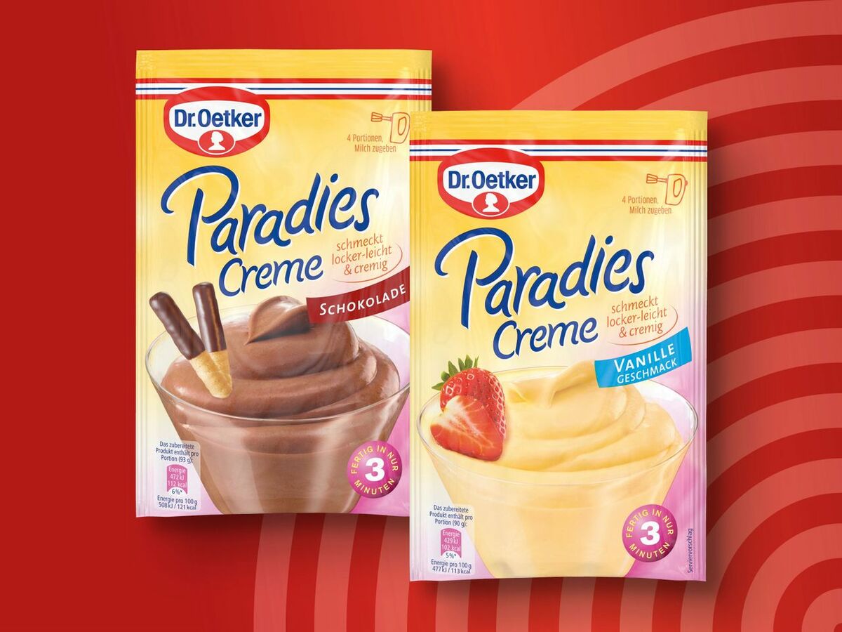 Bild 1 von Dr. Oetker Paradies Creme