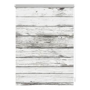 Lichtblick Rollo Klemmfix, ohne Bohren, blickdicht, Bretter-Vintage