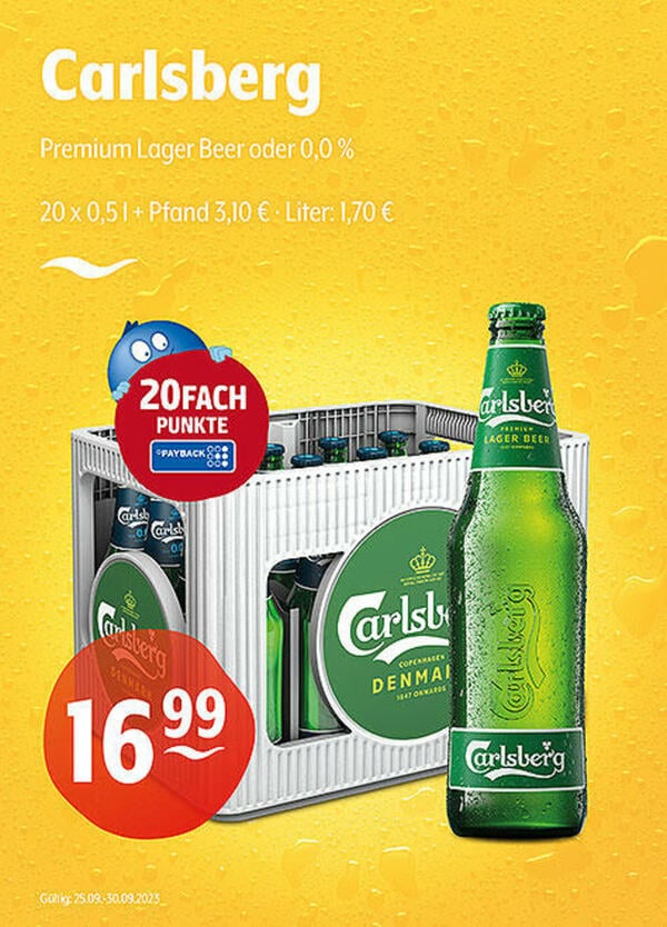 Bild 1 von Carlsberg Premium Lager Beer oder 0,0 %