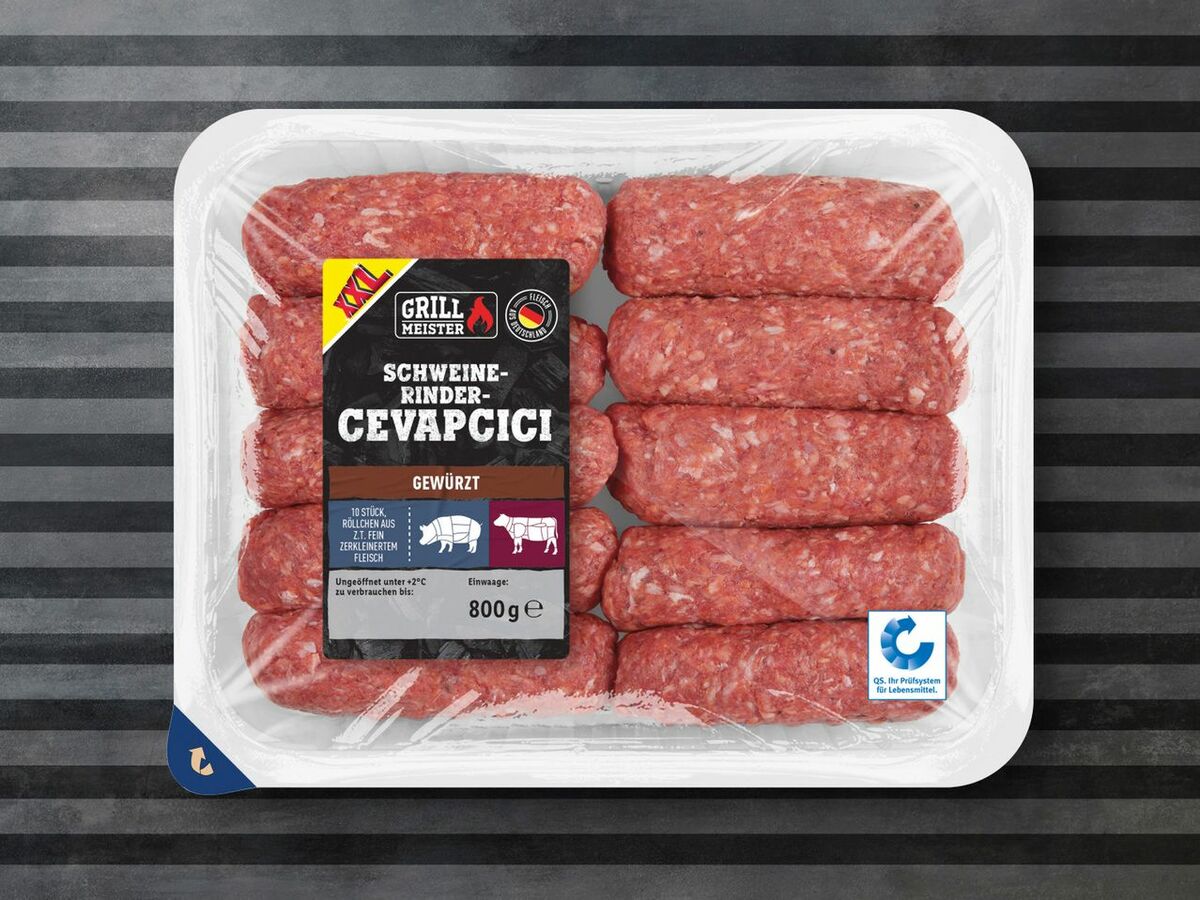 Bild 1 von Grillmeister Schweine-Rinder-Cevapcici XXL