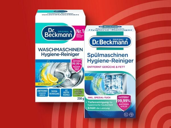 Bild 1 von Dr. Beckmann Spülmaschinen/Waschmaschinen Hygiene-Reiniger