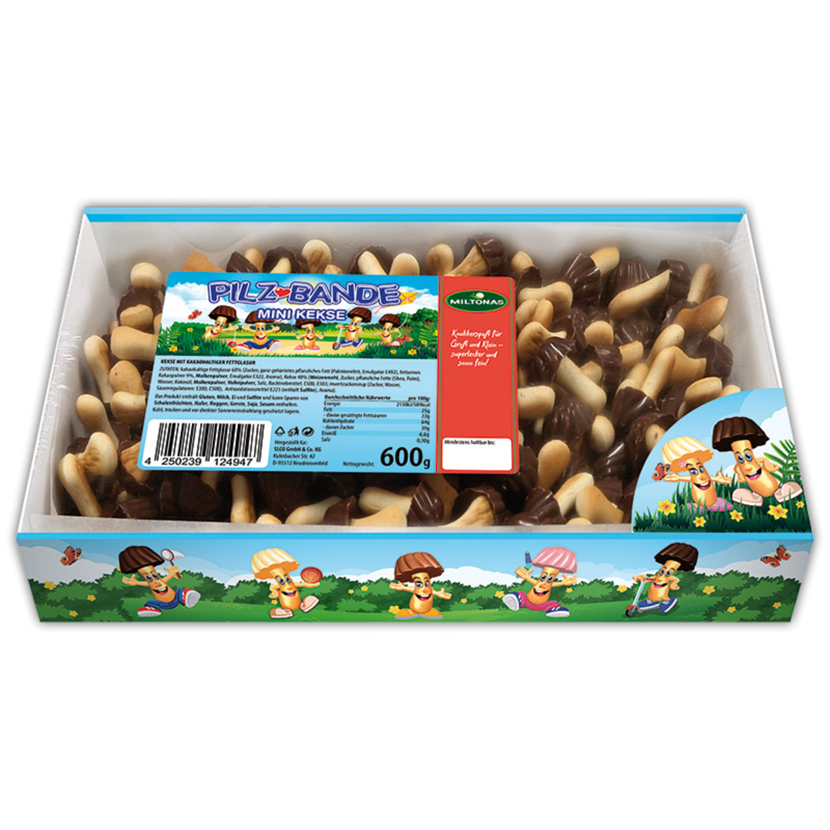 Miltonas XXL Kekse Pilz Bande von Norma ansehen!