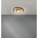 Bild 1 von LED-Deckenleuchte 'Twisted Ring' siber 41 W