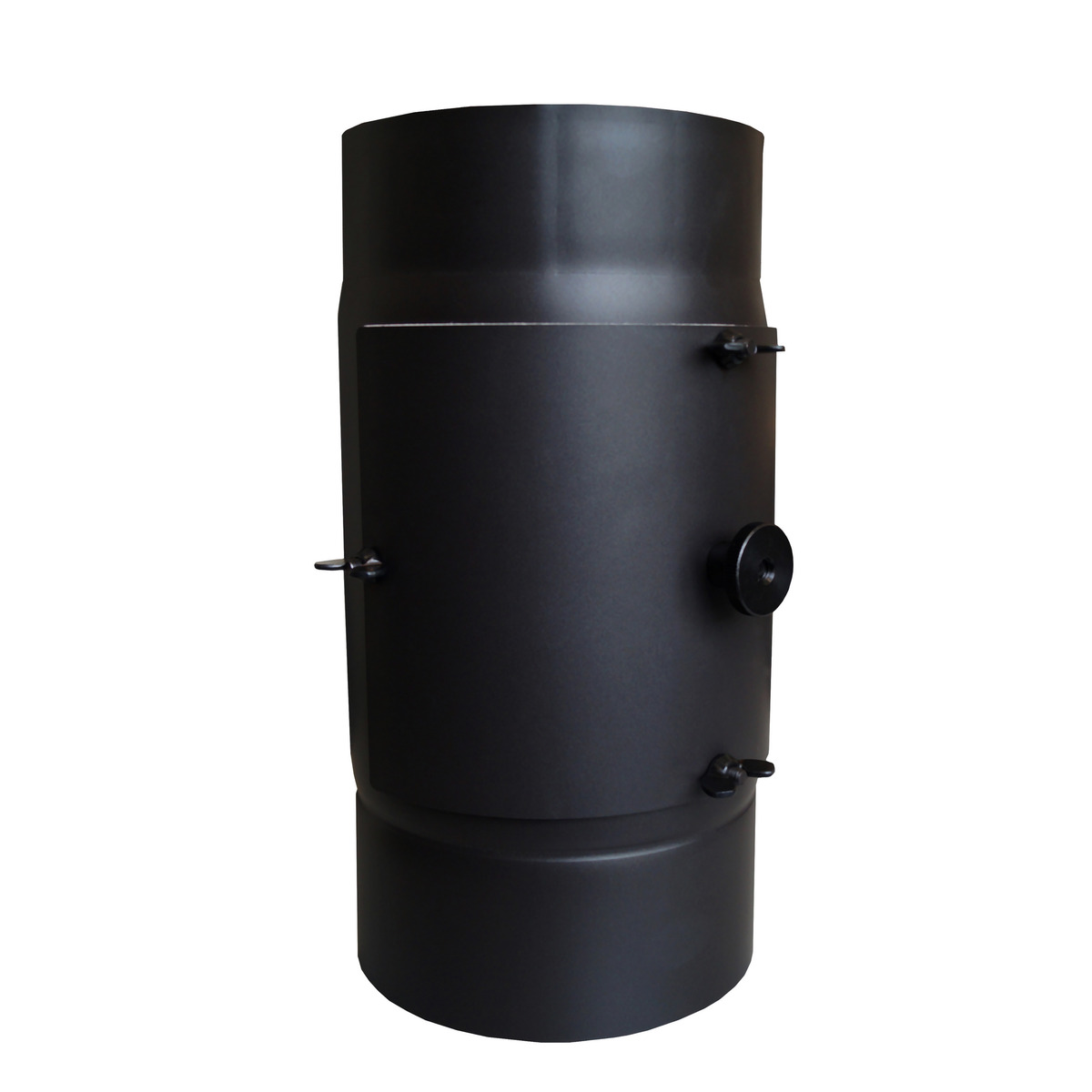 Bild 1 von Firefix Rauchrohr 'KaminFILTERKat' schwarz Ø 150 mm, mit Revisionstür