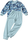 Bild 1 von PUSBLU Kinder Schlafanzug, Gr. 110/116, mit Bio-Baumwolle, blau