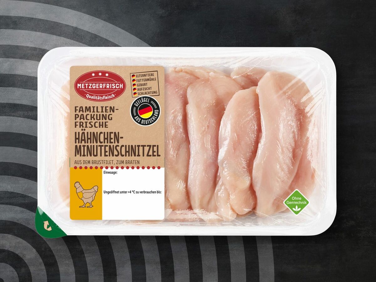 Metzgerfrisch Frische Hähnchen Minutenschnitzel XXL von Lidl ansehen