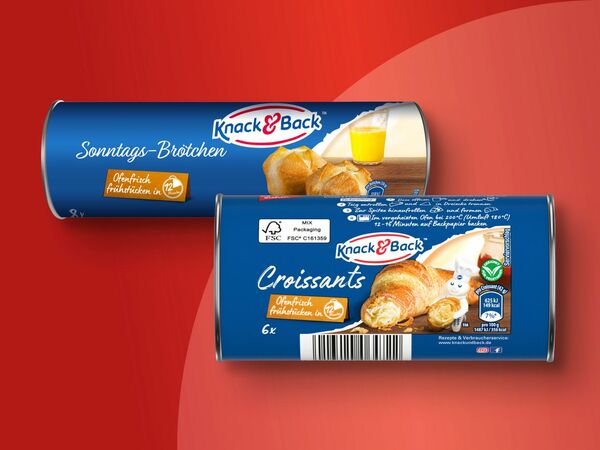 Knack & Back SonntagsBrötchen/Croissants von Lidl ansehen!