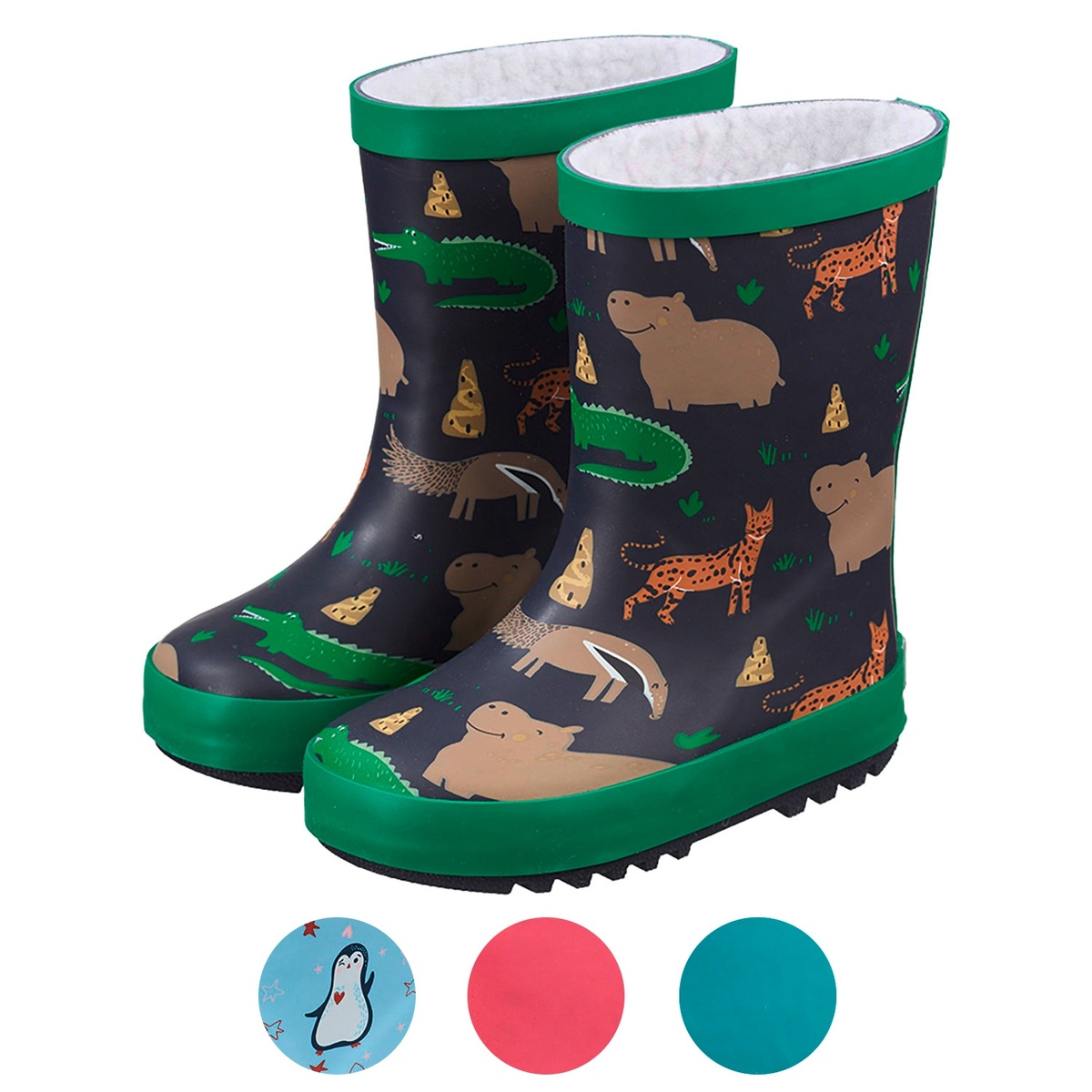 Bild 1 von LILY & DAN Kleinkinder Gefütterte Regenstiefel