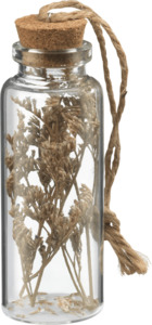 Dekorieren & Einrichten Glasflasche mit Trockenblumen, braun