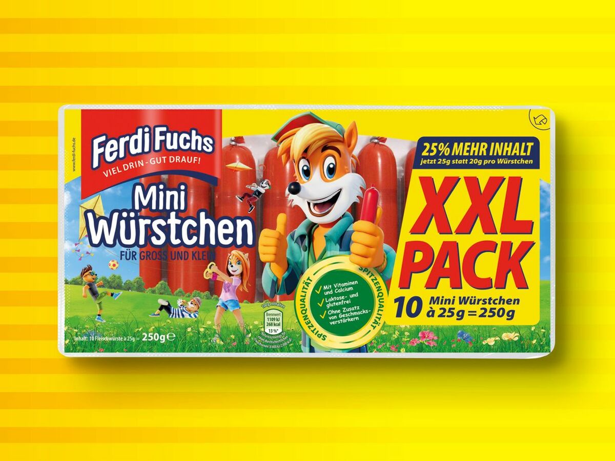 Bild 1 von Ferdi Fuchs Mini Würstchen XXL