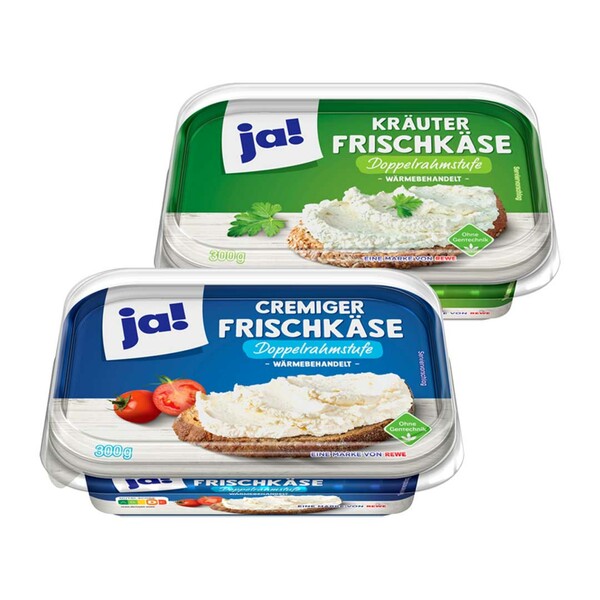 Bild 1 von JA! FRISCHKÄSE versch. Sorten, je 300-g-Pckg.