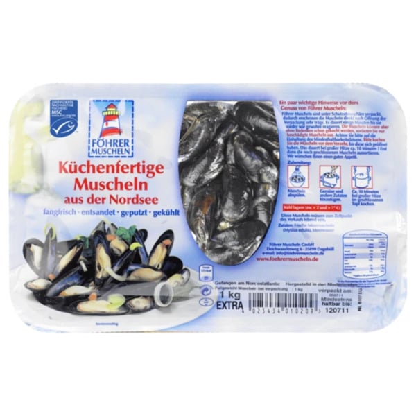 Bild 1 von Föhrer frische Miesmuscheln Extra