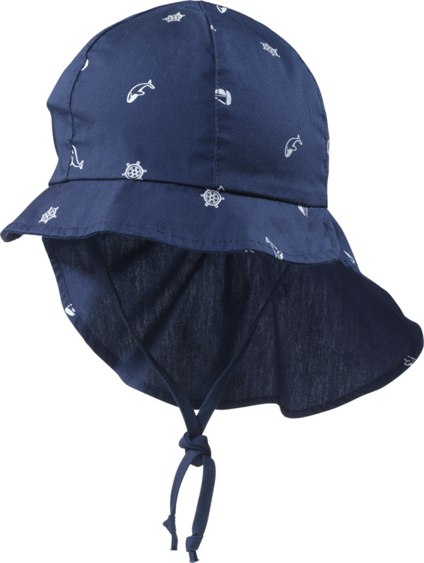 Bild 1 von ALANA Baby Mütze, Gr. 44/45, aus Bio-Baumwolle, blau