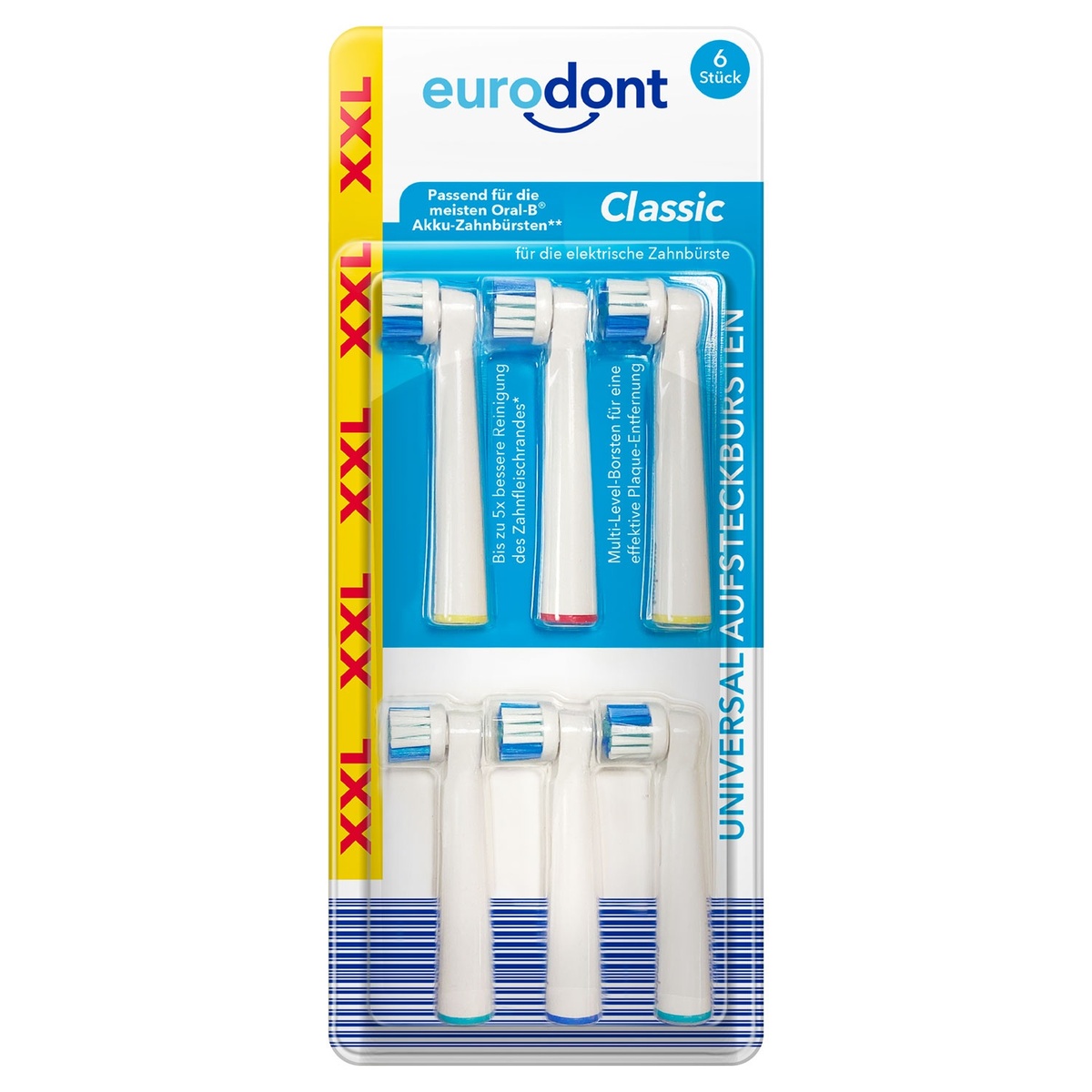 Bild 2 von EURODONT Universal-Aufsteckbürsten 4er-/6er-Packung