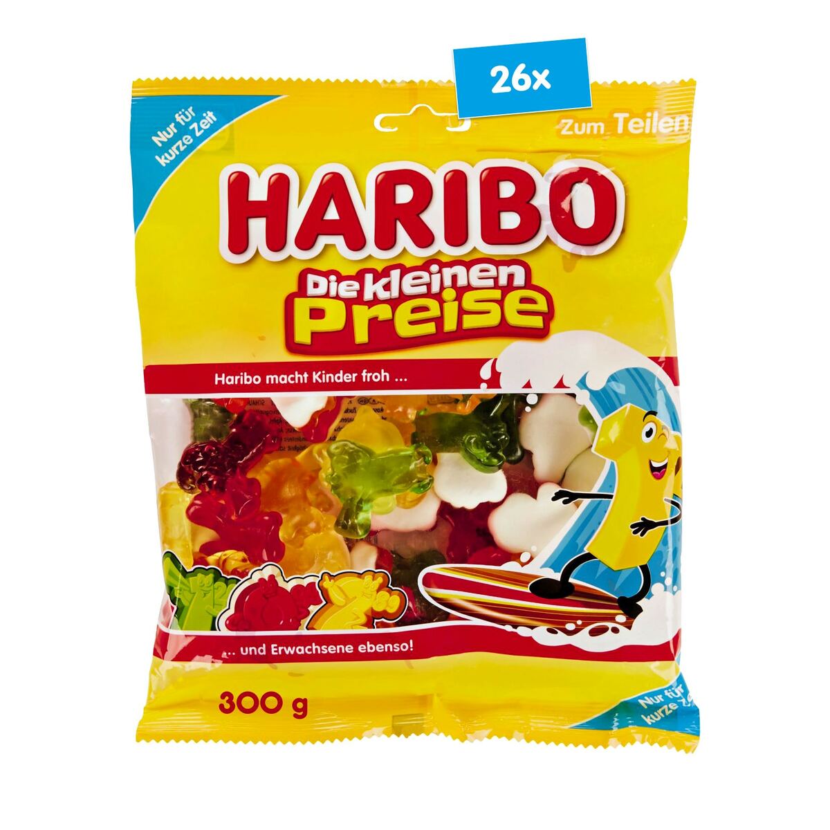 Bild 1 von Haribo Fruchtgummi Die kleinen Preise 300 g, 26er Pack