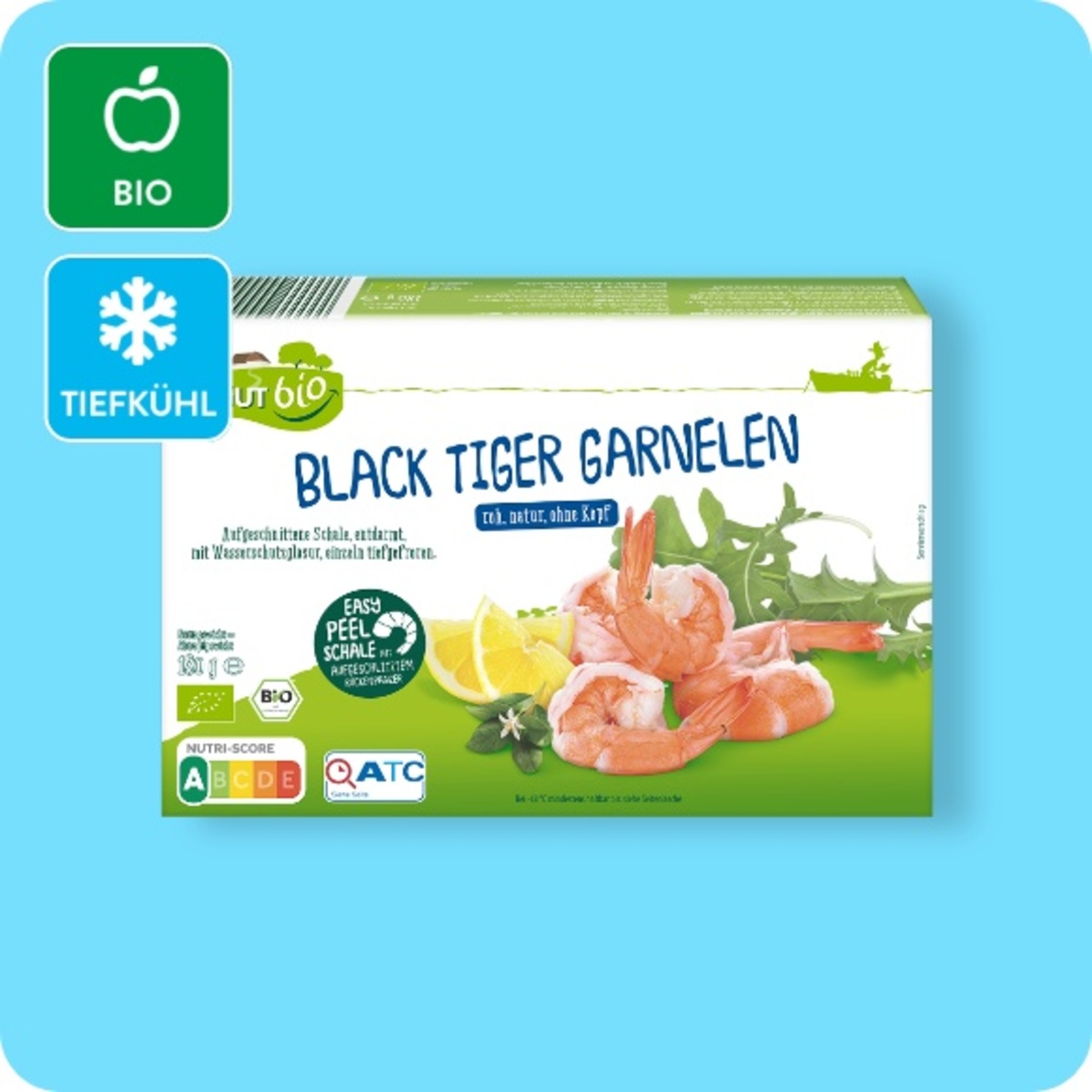 Bild 1 von Bio-Black-Tiger-Garnelen