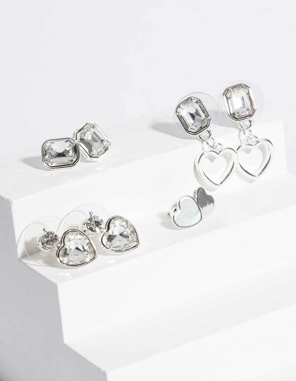 Bild 1 von Damen Ohrringe - 4er-Pack