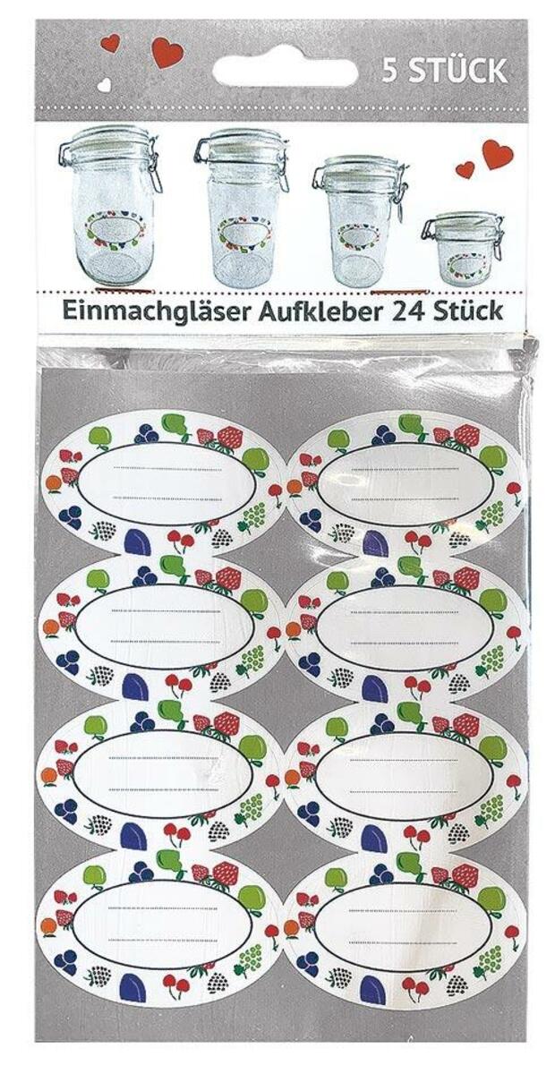 Bild 1 von Einmachglasaufkleber