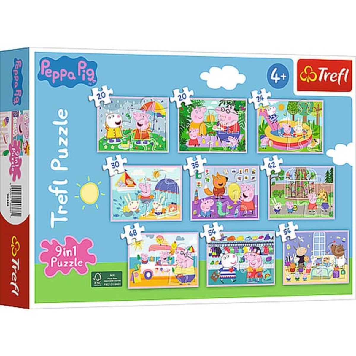 Bild 1 von Peppa Wutz - Puzzle 9-in-1 - 327 Teile