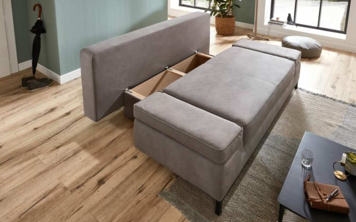 Bild 4 von Schlafsofa SSO150 Jarny, schlamm, Liegefläche 145 x 202 cm