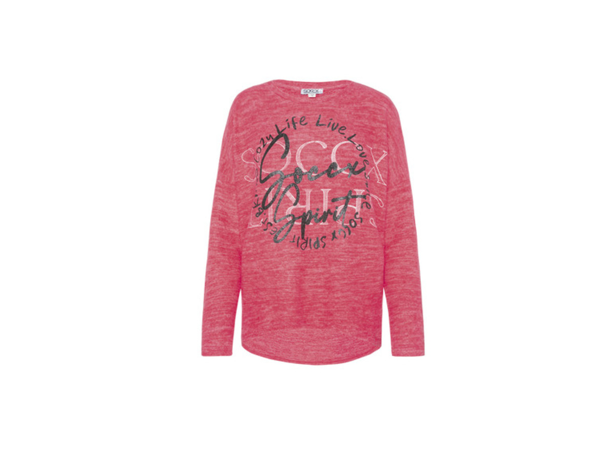 Bild 4 von Soccx Damen Flauschpullover mit Glitterdruck