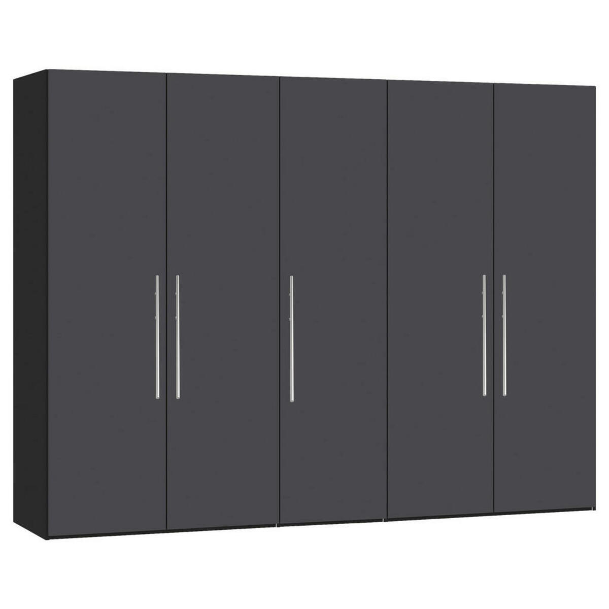 Bild 1 von Carryhome DREHTÜRENSCHRANK Anthrazit, Schwarz