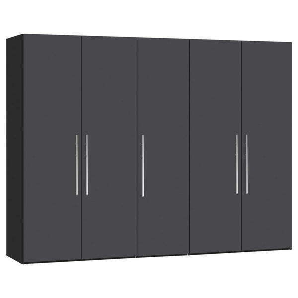 Bild 1 von Carryhome DREHTÜRENSCHRANK Anthrazit, Schwarz