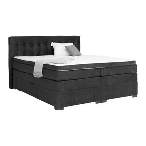 Boxspringbett Madeira in Dunkelgrau ca. 160x200cm