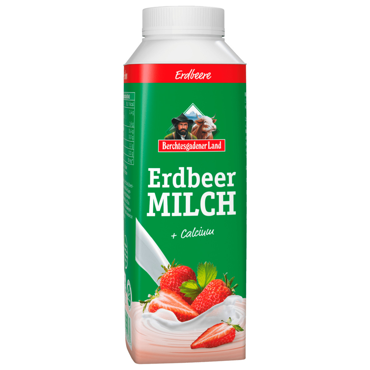 Berchtesgadener Land Erdbeer Milch 400g von REWE ansehen!