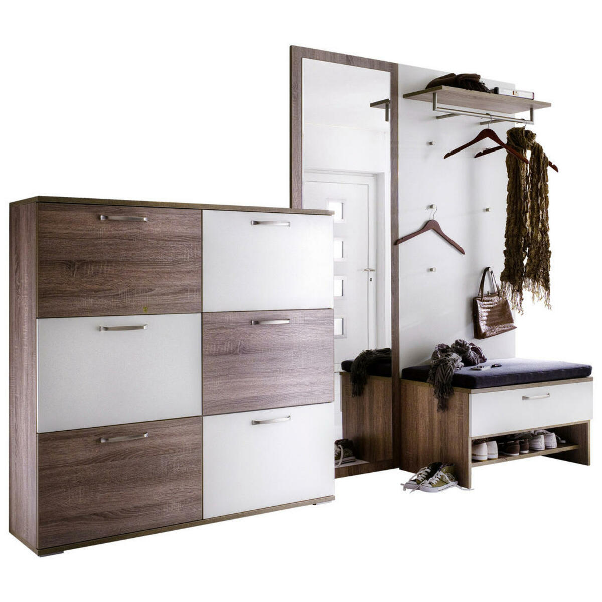 Bild 1 von Cassando GARDEROBE Weiß, Eiche