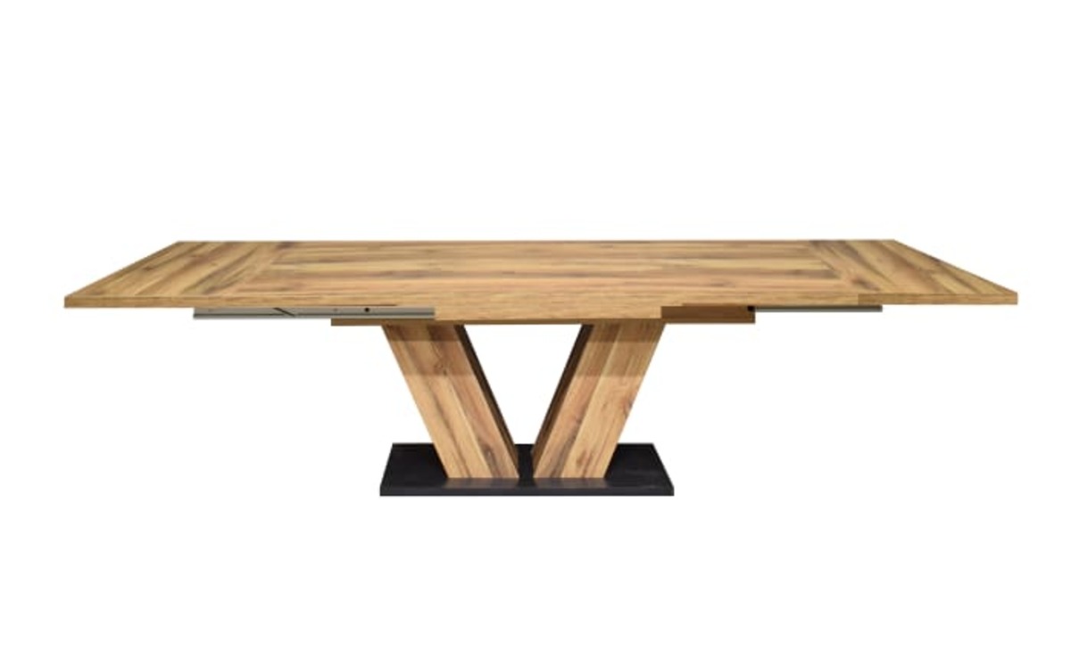 Bild 2 von Mäusbacher - Esstisch Komfort 2.0/V, Plankeneiche Nachbildung, inkl. Ausziehfunktion