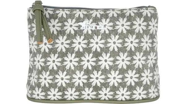 Bild 1 von Soapland Manoù Schminktasche Blumenmuster Grün & Weiß