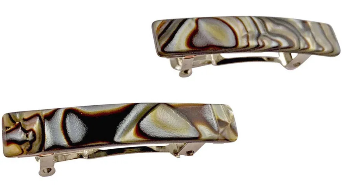 Bild 1 von Oakland Patentspangen Marmor Design klein