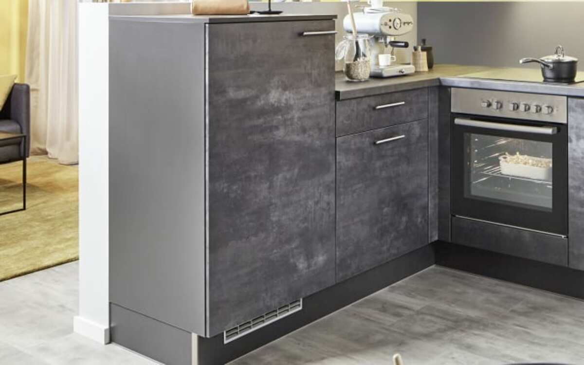 Bild 3 von Pino - Einbauküche PN100, graphitgrau, inkl. Elektrogeräte