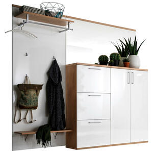 Cassando GARDEROBE WeiĂź, Eiche