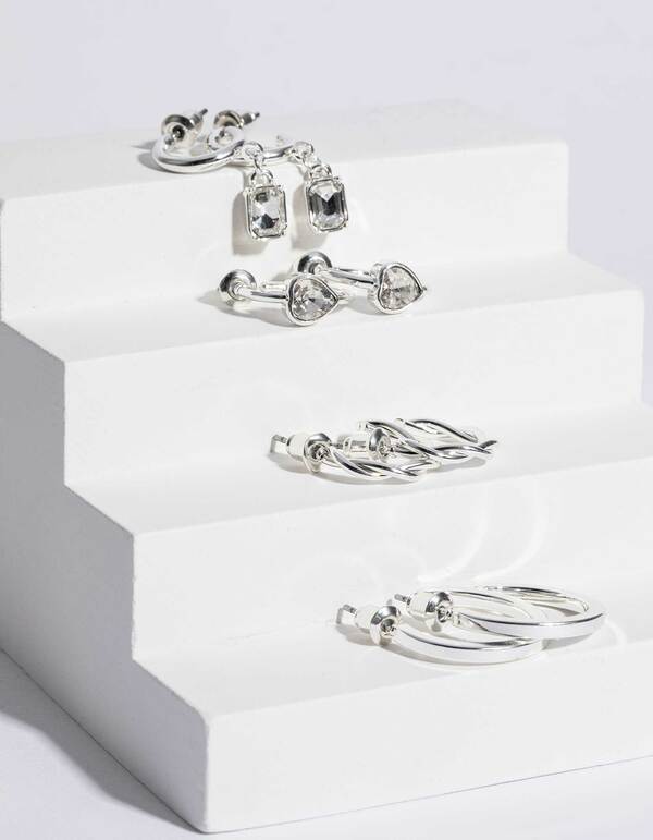 Bild 1 von Damen Ohrringe - 4er-Pack