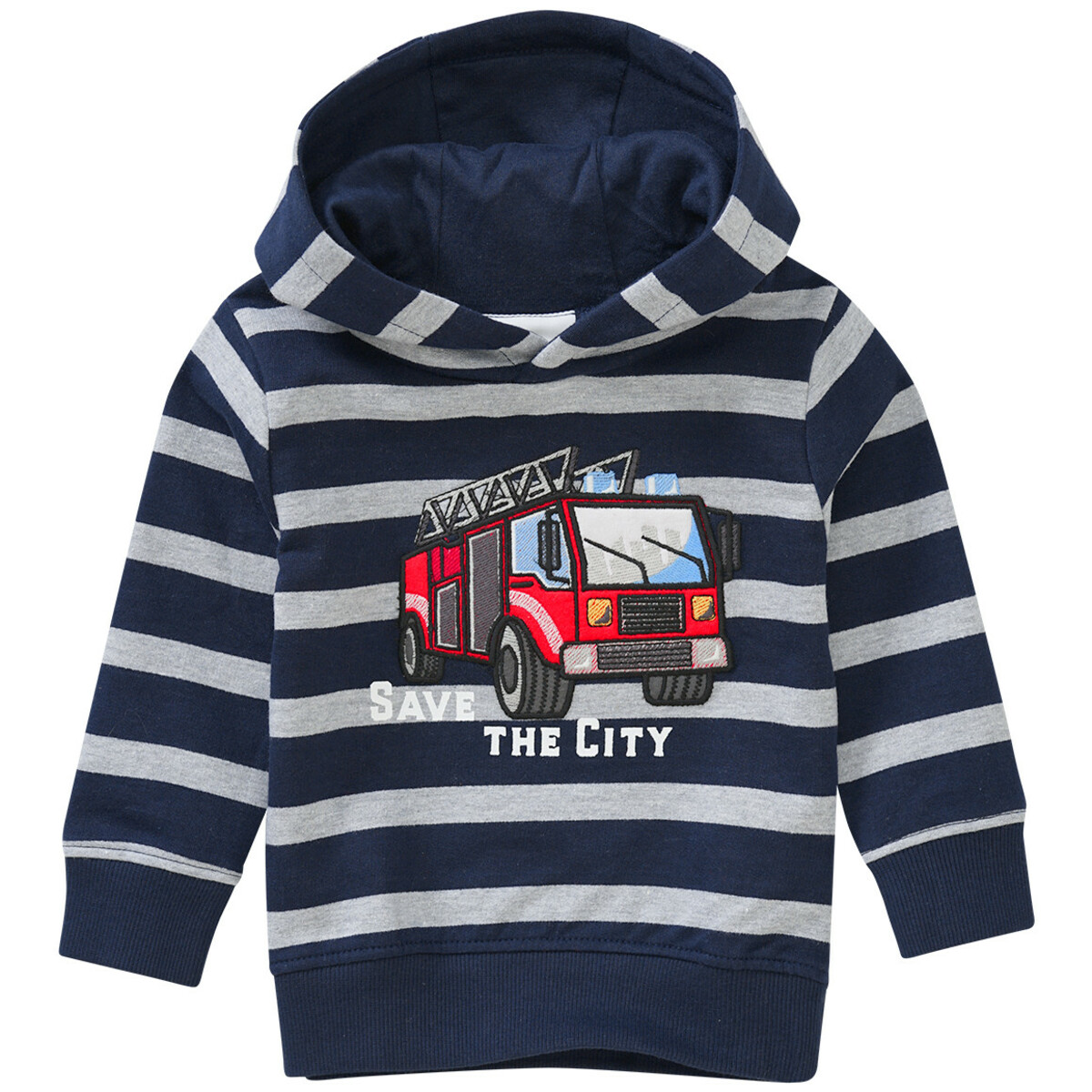 Bild 1 von Jungen Hoodie mit Feuerwehrauto-Applikation