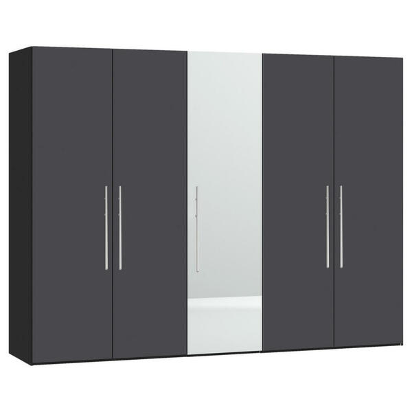 Bild 1 von Carryhome DREHTÜRENSCHRANK Anthrazit, Schwarz