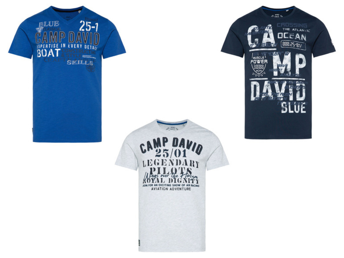 Bild 1 von Camp David Herren T-Shirt mit Druck