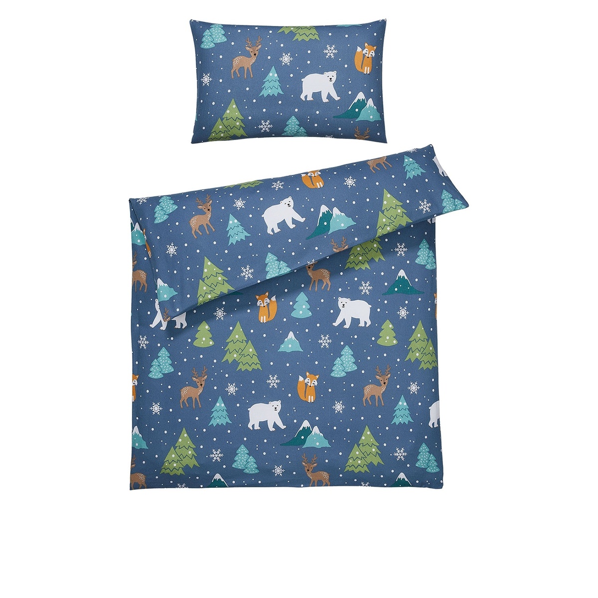 Bild 2 von NOVITESSE Kleinkinder-Biber-Bettwäsche