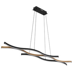 Globo LED-HÄNGELEUCHTE Braun, Opal, Schwarz