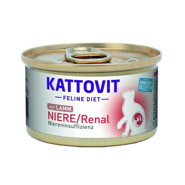 Bild 1 von KATTOVIT Feline Diet Niere/Renal Schaf & Lamm 12x85 g
