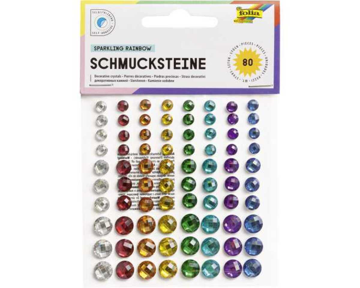 Bild 1 von folia Schmucksteine Rainbow 1 Pack
