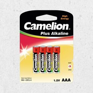 Batterie ARCAS / Typ AAA / LR03 BP4 Alkaline / 4er Blister