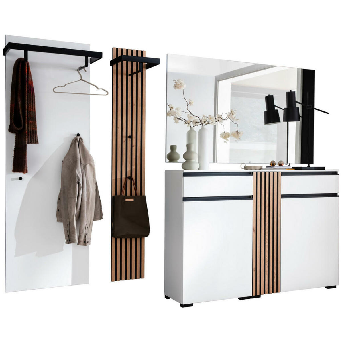 Bild 1 von Cassando GARDEROBE Weiß, Eiche