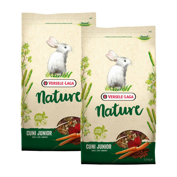 Bild 1 von Versele-Laga Nature Cuni Junior für Kaninchen 2x2,3 kg